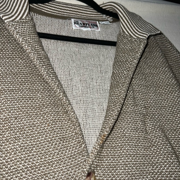 Vintage Knit Cardigan Grandpa Sweater The Heartland Company Ltd. Size Large - Picture 4 of 7